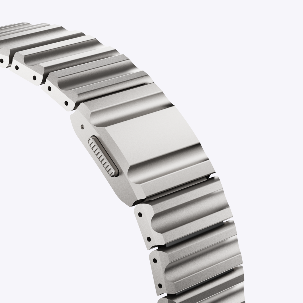 Titanium Wave Hybrid Band for Apple Watch