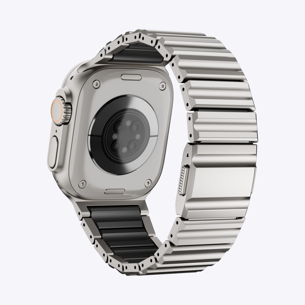 Titanium Wave Hybrid Band for Apple Watch