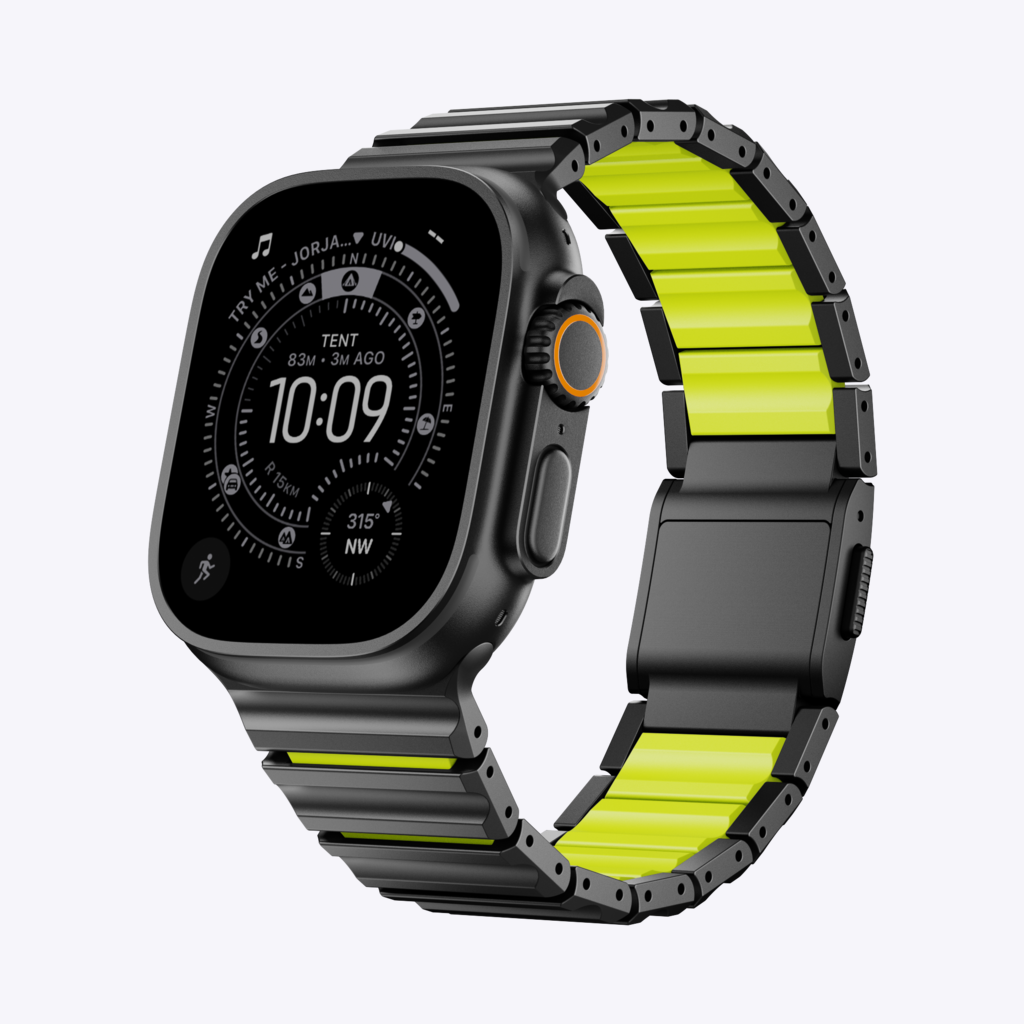 Titanium Wave Hybrid Band for Apple Watch