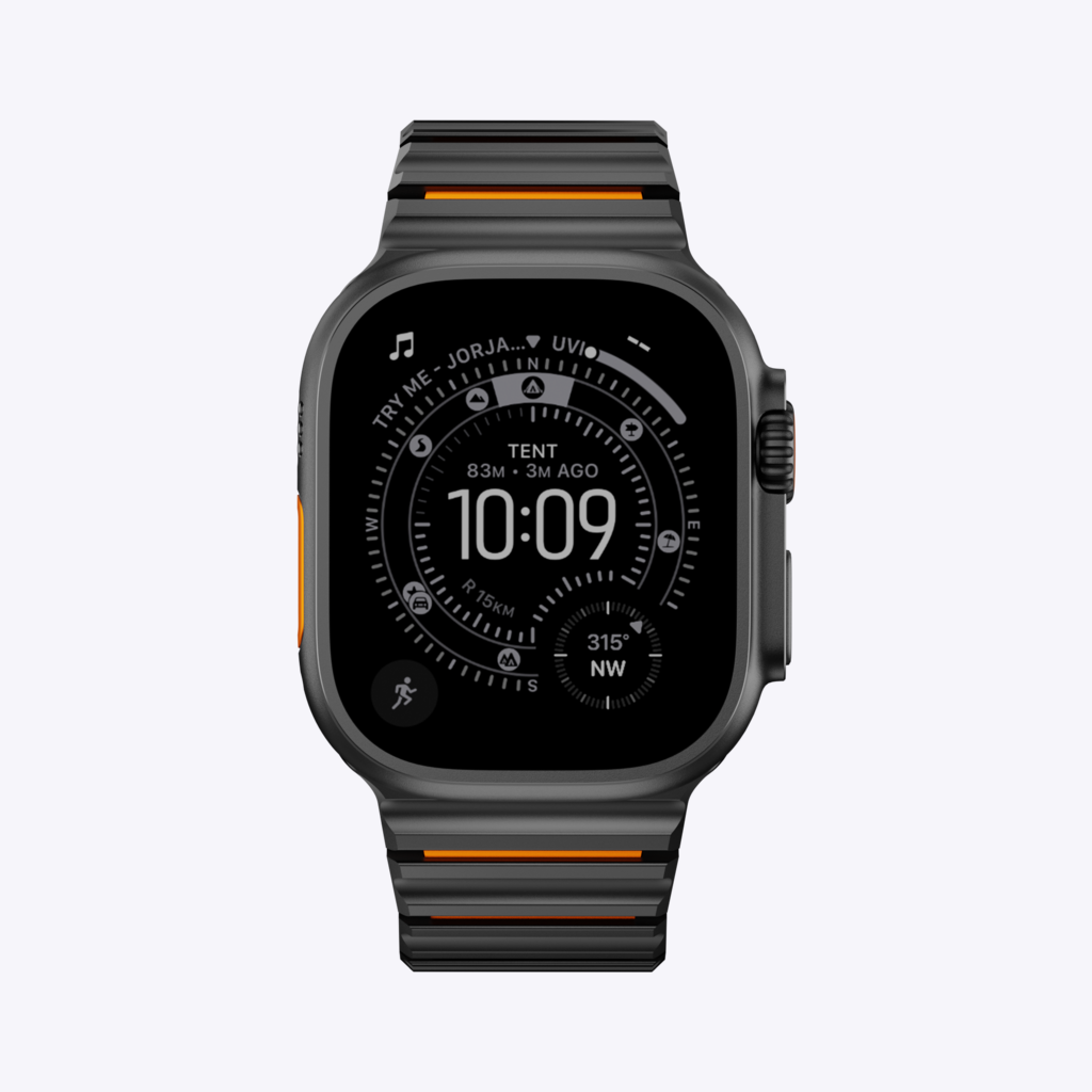 Titanium Wave Hybrid Band for Apple Watch