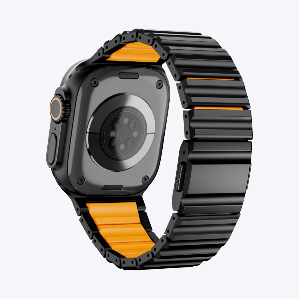 Titanium Wave Hybrid Band for Apple Watch