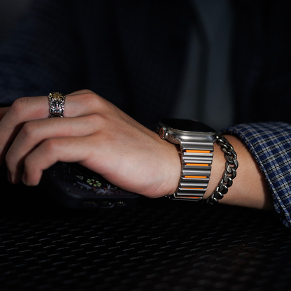 Titanium Wave Hybrid Band for Apple Watch