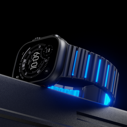 Titanium Wave Hybrid Band for Apple Watch