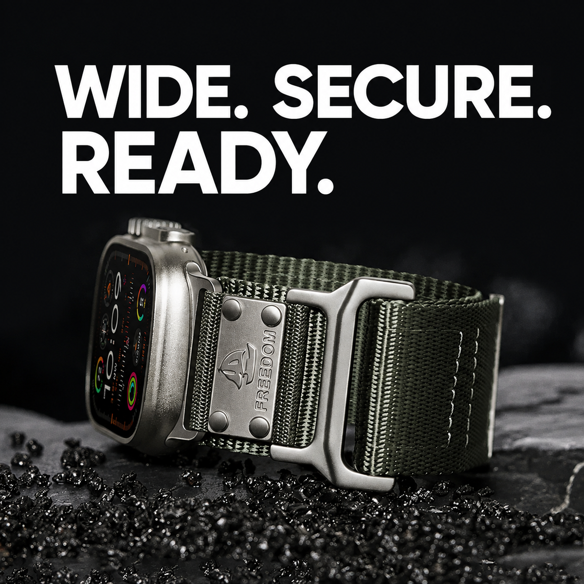 Ultra Wide Tactical Nylon Band for Apple Watch