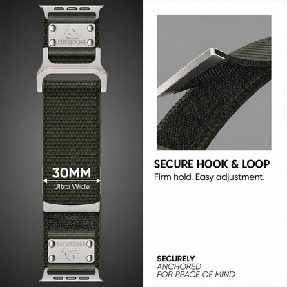 Ultra Wide Tactical Nylon Band for Apple Watch
