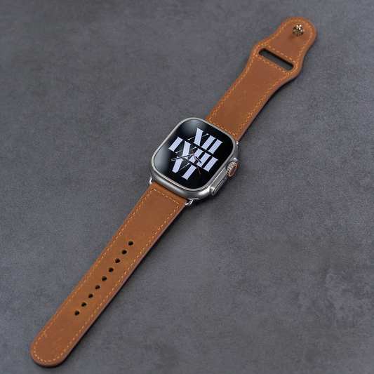 Vintage Top-Grain Leather Band for Apple Watch