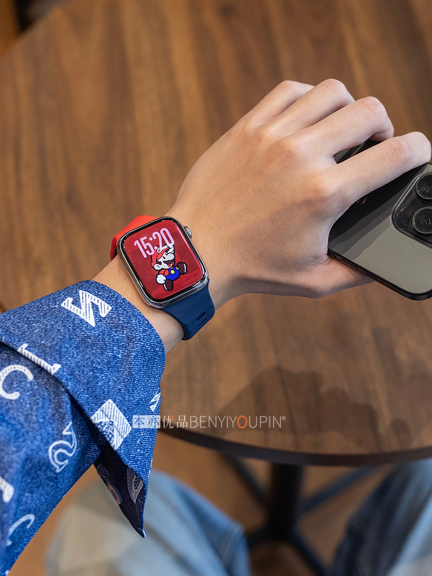 Wavy-Cut Silicone Sport Band for Apple Watch
