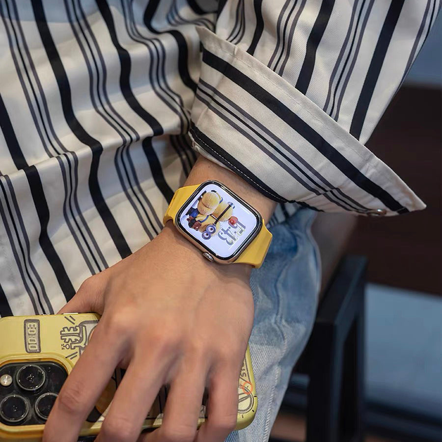 Wavy-Cut Silicone Sport Band for Apple Watch