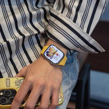 Wavy-Cut Silicone Sport Band for Apple Watch