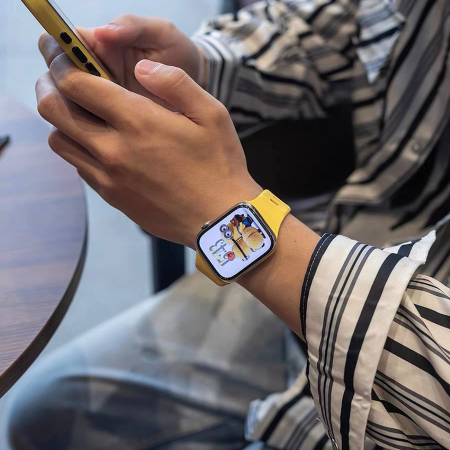 Wavy-Cut Silicone Sport Band for Apple Watch