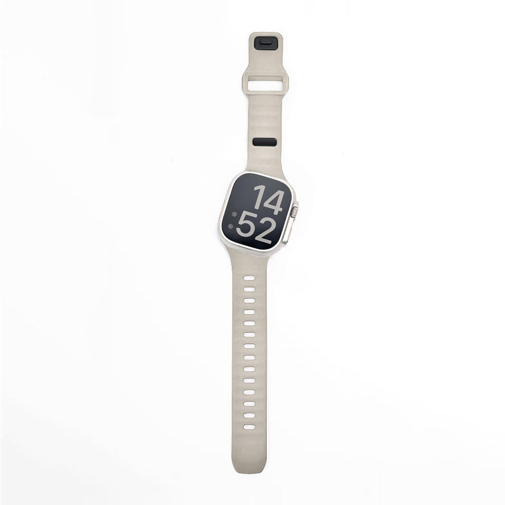 Wavy-Cut Silicone Sport Band for Apple Watch