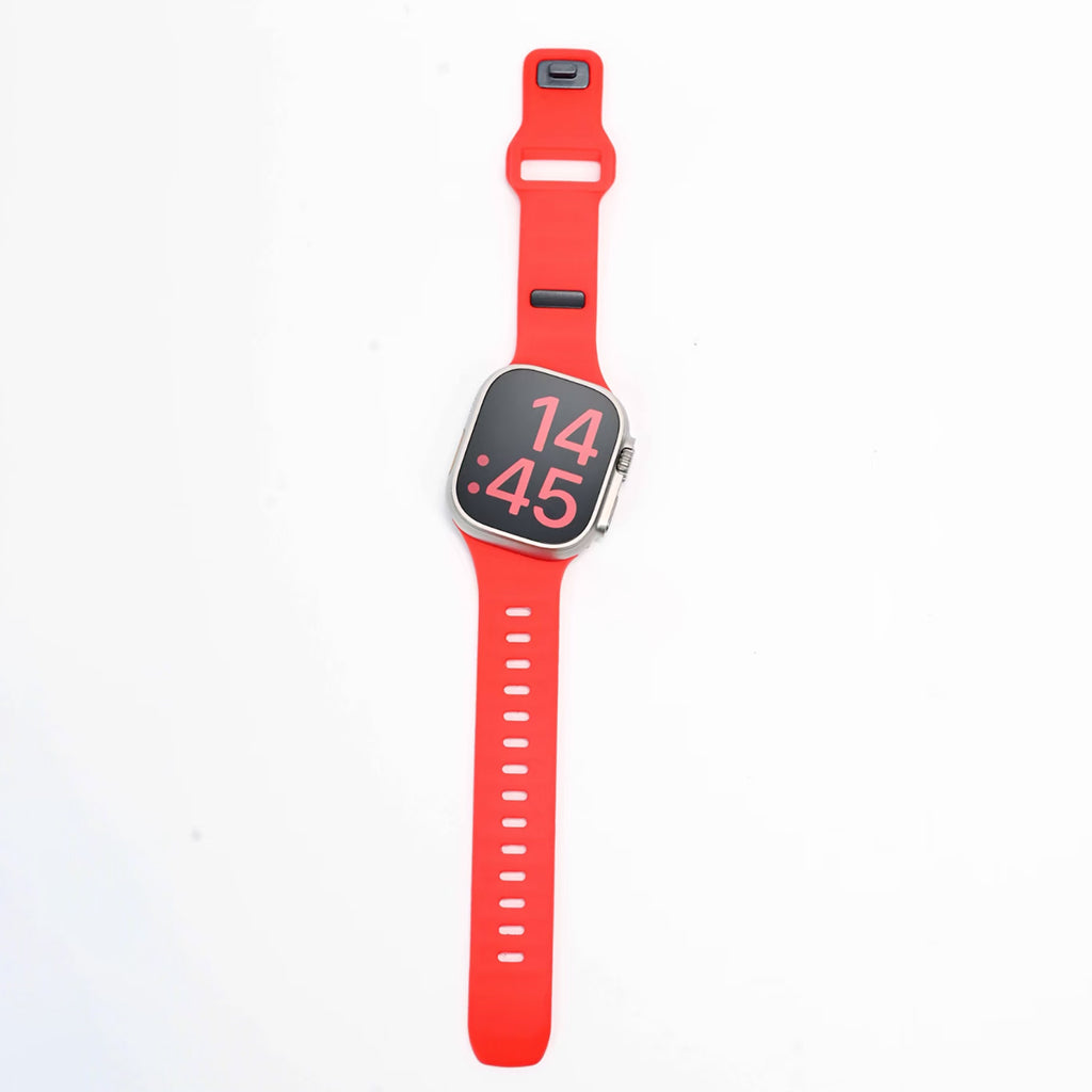 Wavy-Cut Silicone Sport Band for Apple Watch